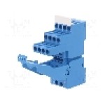 Stativ, DIN, pentru relee 55.32, 8 pini, FINDER - 94.02SPA