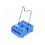 Stativ, DIN, pentru relee 60.12, 8 pini, FINDER - 90.26SMA