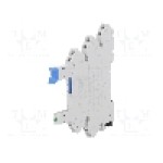 Stativ, DIN, pentru relee HF41F, 5 pini, HONGFA RELAY - 41F-1Z-C4-1 Stativ, DIN, pentru relee HF41F, 5 pini, HONGFA RELAY - 41F-1Z-C4-1