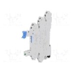Stativ, DIN, pentru relee HF41F, 5 pini, HONGFA RELAY - 41F-1Z-C4-3