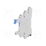 Stativ, DIN, pentru relee HF41F, 5 pini, HONGFA RELAY - 41F-1Z-C4-4