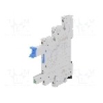 Stativ, DIN, pentru relee HR10, HR20, 5 pini, LOVATO ELECTRIC - HR1XS110