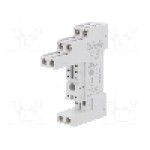 Stativ, DIN, pentru relee HR30, HR50, 8 pini, LOVATO ELECTRIC - HR5XS21