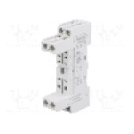 Stativ, DIN, pentru relee HR30, HR50, 8 pini, LOVATO ELECTRIC - HR5XS22
