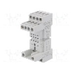 Stativ, DIN, pentru relee HR60, 8 pini, LOVATO ELECTRIC - HR6XS22