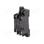 Stativ, DIN, pentru relee LY2, 8 pini, OMRON - PTF08A Stativ, DIN, pentru relee LY2, 8 pini, OMRON - PTF08A