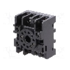 Stativ, DIN, pentru relee MKS, {{Numarul de pini}} pini, OMRON - PF113A-E Stativ, DIN, pentru relee MKS, {{Numarul de pini}} pini, OMRON - PF113A-E