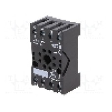 Stativ, DIN, pentru relee MT, 8 pini, SCHRACK - 3-1415035-1