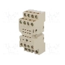 Stativ, DIN, pentru relee MY4, 14 pini, OMRON - PYF14A-N Stativ, DIN, pentru relee MY4, 14 pini, OMRON - PYF14A-N