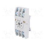 Stativ, DIN, pentru relee R15, 8 pini, RELPOL - GZU8 Stativ, DIN, pentru relee R15, 8 pini, RELPOL - GZU8
