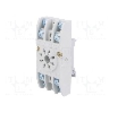 Stativ, DIN, pentru relee R15, 8 pini, RELPOL - GZU8