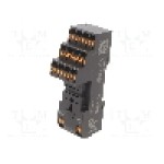Stativ, DIN, pentru relee {{Serie releu}}, {{Numarul de pini}} pini, IDEC - SU4S-21L