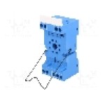 Stativ, DIN, pe panou, pentru relee 60.12, 8 pini, FINDER - 90.02SMA