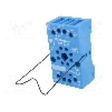 Stativ, DIN, pe panou, pentru relee 60.12, 8 pini, FINDER - 90.20SMA