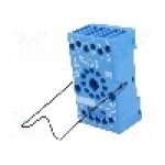 Stativ, DIN, pe panou, pentru relee 60.13, 11 pini, FINDER - 90.21SMA