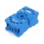 Stativ, DIN, pe panou, pentru relee 60.13, 11 pini, FINDER - 90.83.3 Stativ, DIN, pe panou, pentru relee 60.13, 11 pini, FINDER - 90.83.3