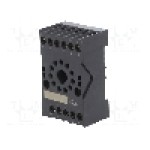 Stativ, DIN, pe panou, pentru relee HF10FH, 11 pini, HONGFA RELAY - 10FF-3Z-C3