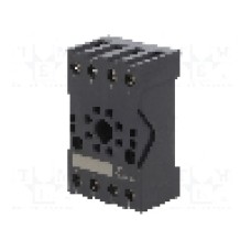 Stativ, DIN, pe panou, pentru relee HF10FH, 8 pini, HONGFA RELAY - 10FF-2Z-C3