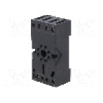 Stativ, DIN, pe panou, pentru relee HF10FH, 8 pini, HONGFA RELAY - 10FF-2Z-C4