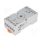 Stativ, DIN, pe panou, pentru relee R15, 11 pini, RELPOL - GZP11 2613852