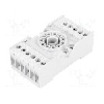 Stativ, DIN, pe panou, pentru relee R15, 11 pini, RELPOL - PZ11 592001