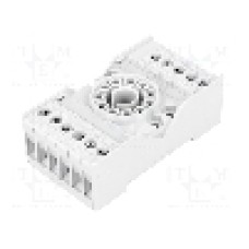 Stativ, DIN, pe panou, pentru relee R15, 11 pini, RELPOL - PZ11 592001