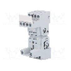 Stativ, DIN, pe panou, pentru relee R2, R2N, 8 pini, RELPOL - GZT2