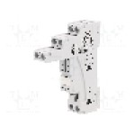 Stativ, DIN, pe panou, pentru relee RM84, RM85, RM87L, RM87P, RMB841, RMB851, 8 pini, RELPOL - GZM80