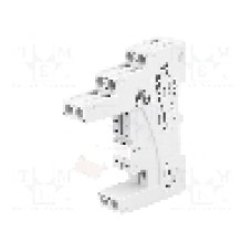 Stativ, DIN, pe panou, pentru relee RM84, RM85, RM87L, RM87P, RMB841, RMB851, 8 pini, RELPOL - GZT80