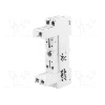 Stativ, DIN, pe panou, pentru relee RM87N, 5 pini, RELPOL - GZS92