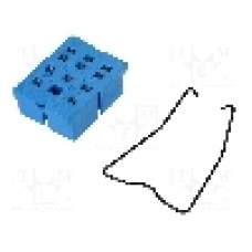 Stativ, PCB, pentru relee 55.33, 11 pini, FINDER - 94.13SMA