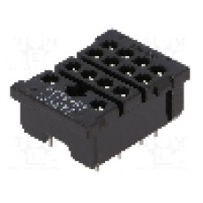 Stativ, PCB, pentru relee MY4, 14 pini, OMRON - PY14-02