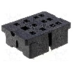 Stativ, PCB, pentru relee PT, 14 pini, SCHRACK - 5-1415043-1 Stativ, PCB, pentru relee PT, 14 pini, SCHRACK - 5-1415043-1