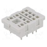 Stativ, PCB, pentru relee R2, 8 pini, RELPOL - SU4-04 Stativ, PCB, pentru relee R2, 8 pini, RELPOL - SU4-04