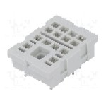 Stativ, PCB, pentru relee R4, 14 pini, RELPOL - SU4-02 Stativ, PCB, pentru relee R4, 14 pini, RELPOL - SU4-02