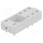Stativ, PCB, pentru relee RM63, RM64, RM83, RM84, RM85, RM87L, RM87P, RM94, 8 pini, RELPOL - PW80 Stativ, PCB, pentru relee RM63, RM64, RM83, RM84, RM85, RM87L, RM87P, RM94, 8 pini, RELPOL - PW80