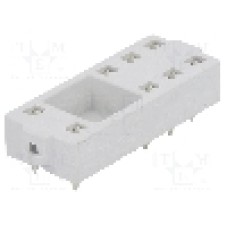 Stativ, PCB, pentru relee RM63, RM64, RM83, RM84, RM85, RM87L, RM87P, RM94, 8 pini, RELPOL - PW80