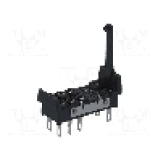 Stativ, lipite, pentru relee G2R-2-S, 8 pini, OMRON - P2R-08A Stativ, lipite, pentru relee G2R-2-S, 8 pini, OMRON - P2R-08A