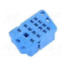 Stativ, pe panou, pentru relee 55.32, 55.34, 14 pini, FINDER - 94.34SMA Stativ, pe panou, pentru relee 55.32, 55.34, 14 pini, FINDER - 94.34SMA