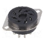 Stativ, pe panou, pentru relee 60.12, 8 pini, FINDER - 90.12