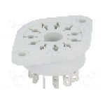 Stativ, pe panou, pentru relee R15, 11 pini, RELPOL - 592069