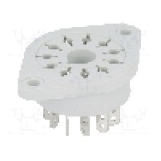 Stativ, pe panou, pentru relee R15, 11 pini, RELPOL - 592069