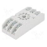 Stativ, pe panou, pentru relee R15, 11 pini, RELPOL - GZ11 592017