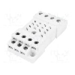 Stativ, pe panou, pentru relee R15, 14 pini, RELPOL - GZ14 Stativ, pe panou, pentru relee R15, 14 pini, RELPOL - GZ14