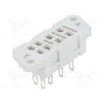 Stativ, pe panou, pentru relee R2M, 8 pini, RELPOL - G2M Stativ, pe panou, pentru relee R2M, 8 pini, RELPOL - G2M