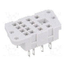 Stativ, pe panou, pentru relee R2, R2N, 8 pini, RELPOL - G4/2 Stativ, pe panou, pentru relee R2, R2N, 8 pini, RELPOL - G4/2