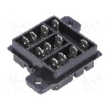 Stativ, pe panou, pentru relee RM2, RM3, RM7, 11 pini, SCHRACK - 0-1419118-6 Stativ, pe panou, pentru relee RM2, RM3, RM7, 11 pini, SCHRACK - 0-1419118-6