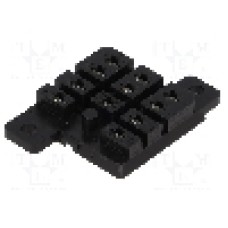 Stativ, pe panou, pentru relee RM2, RM3, RM7, 11 pini, SCHRACK - 2-1393844-3