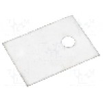 Suport termoconductor din mica, 13mm x 18mm x 0.1mm - 
