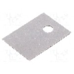 Suport termoconductor din silicon, 13mm x 18mm x 0.3mm - SMICA TO220